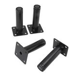 Furniture Legs Adjustable Iron Cabinet Legs Metal Round Sofa Support Foot Adjustable Feet for Kitchen Table