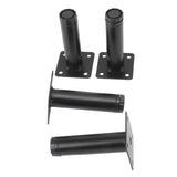 Furniture Legs Adjustable Iron Cabinet Legs Metal Round Sofa Support Foot Adjustable Feet for Kitchen Table