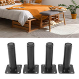 Furniture Legs Adjustable Iron Cabinet Legs Metal Round Sofa Support Foot Adjustable Feet for Kitchen Table - Extra Image