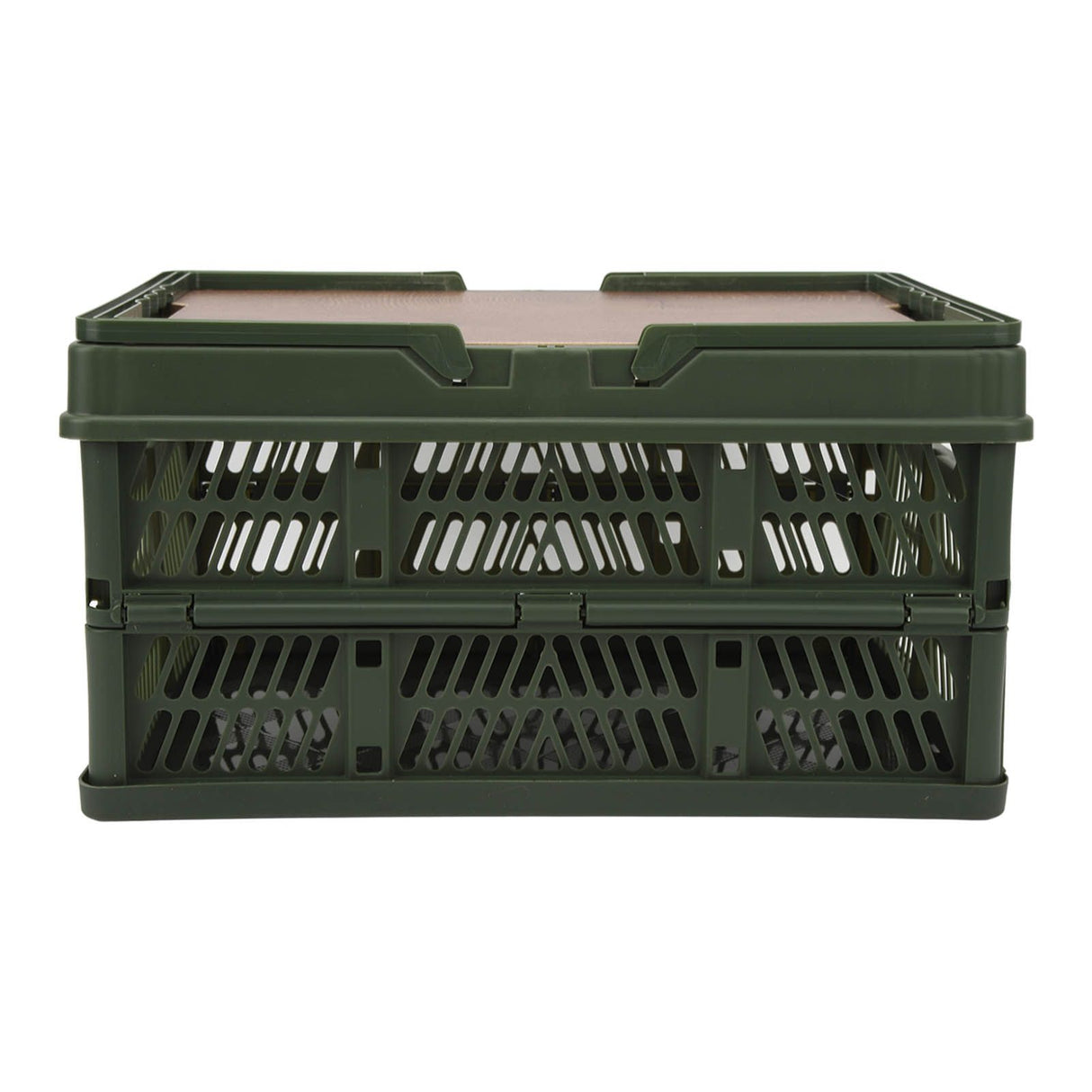 Camping Picnic Basket Foldable Large Capacity Multifunction Handheld Camping Storage Basket Camping Storage Box Green M