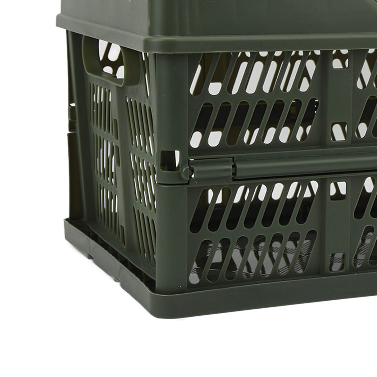 Camping Picnic Basket Foldable Large Capacity Multifunction Handheld Camping Storage Basket Camping Storage Box Green M