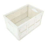 Camp Box Outdoor Camping Portable Storage Box with Handle Removable Foldable Camping Portable Wooden Lid Storage Box S