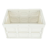 Camp Box Outdoor Camping Portable Storage Box with Handle Removable Foldable Camping Portable Wooden Lid Storage Box S