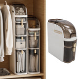Small Spaces Gaps Cabinet Clear Drawers Narrow Tall Slim Seam Cabinet Vertical Storage Unit for Bathroom Kitchen A