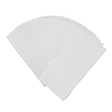 360Pcs Necklace Chain Adhesive Pouch Jewelry Display Bag Transparent PVC for Home Showcase - Front View