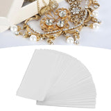 360Pcs Necklace Chain Adhesive Pouch Jewelry Display Bag Transparent PVC for Home Showcase - Extra Image