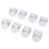 8 PCS Spray Bottle Holder ABS Save Space Strong Adhesive Spray Bottle Hanger for Home Cabinets - Low Angle
