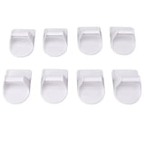8 PCS Spray Bottle Holder ABS Save Space Strong Adhesive Spray Bottle Hanger for Home Cabinets