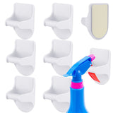 8 PCS Spray Bottle Holder ABS Save Space Strong Adhesive Spray Bottle Hanger for Home Cabinets - Extra Image