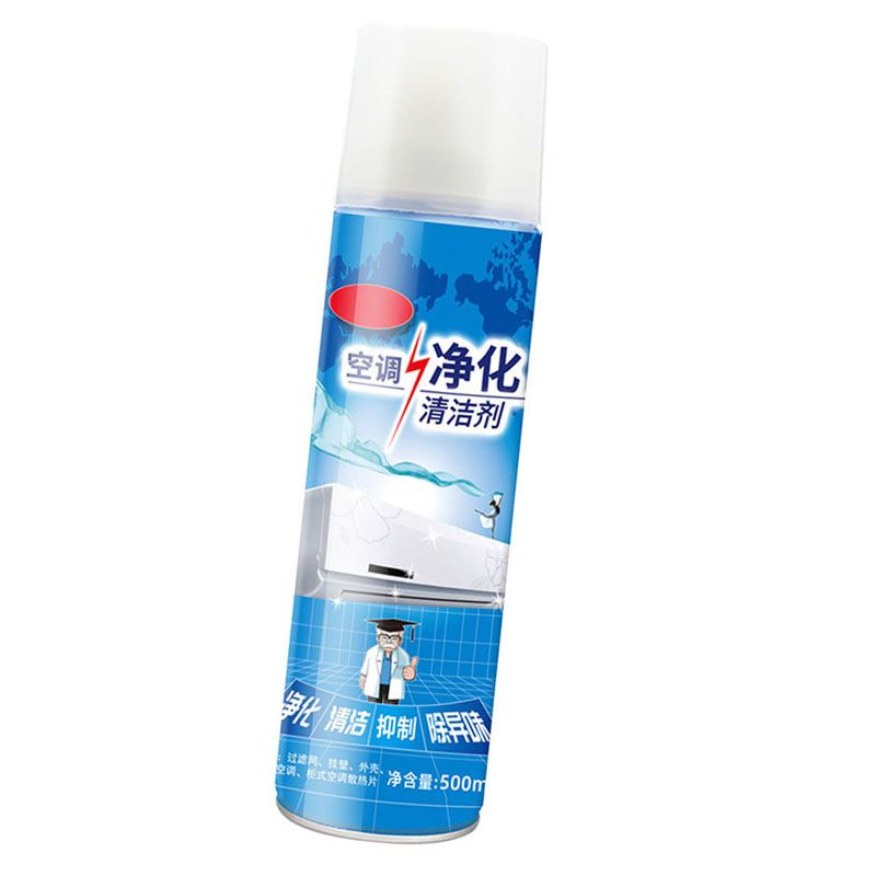 Multi Purpose 500ml Air Conditioner Cleaner for Household Automotive Use Non Disassembling Gentle Car Air Conditioner Cleaner Chinese Edition