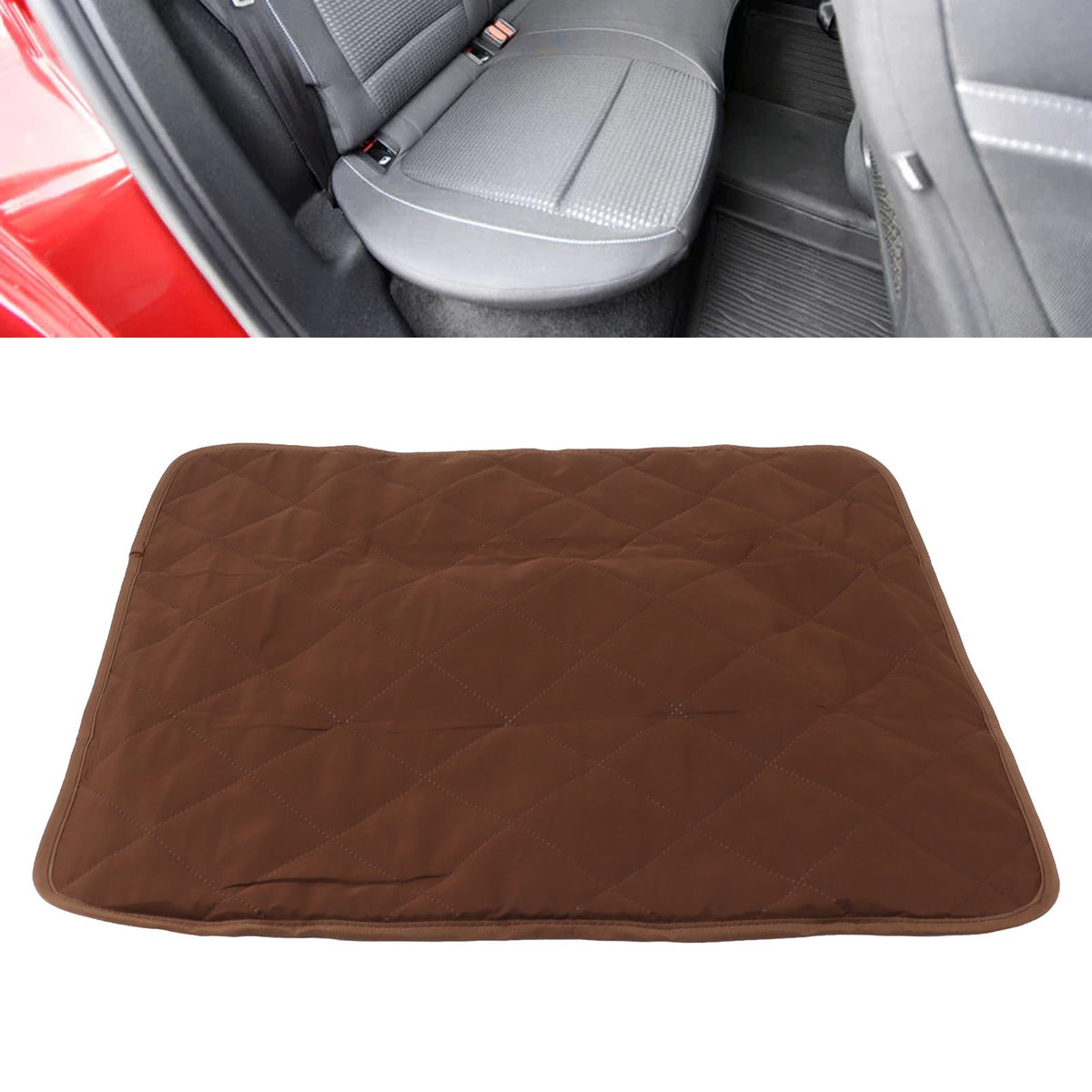 Chair Cushion Brown Chair Cushion Pads Anti Slip Water Absorption Premium Cotton Material Chair Pads for Home Travel Car Office