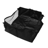 Wheelchair Underneath Bag 600D Oxford Cloth Movable Under Seat Basket for Rollator Walker Black - Top-Down View