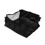 Wheelchair Underneath Bag 600D Oxford Cloth Movable Under Seat Basket for Rollator Walker Black - Rear View