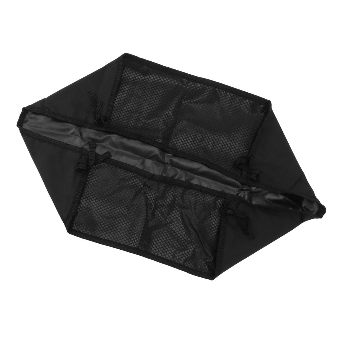 Wheelchair Underneath Bag 600D Oxford Cloth Movable Under Seat Basket for Rollator Walker Black