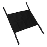 Oxygen Tank Holder Bag 600D Oxford Cloth Hook Design Dual Oxygen Tank Holder for Medical Personal Use Black - 45-Degree Angle