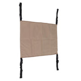 Oxygen Tank Holder Bag 600D Oxford Cloth Hook Design Dual Oxygen Tank Holder for Medical Personal Use Khaki - Rear View