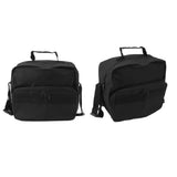 Wheelchair Bag Hang On Back Storage Tote Portable Large Capacity Waterproof Accessible Pouch Travel Messenger Black