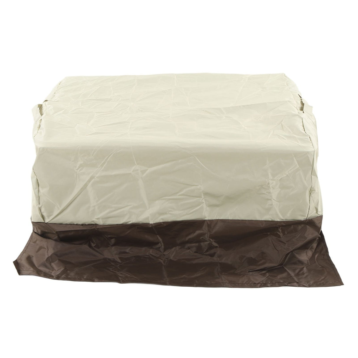 BBQ Grill Cover Waterproof Oxford Cloth Outdoor Rainproof Dustproof Sunproof Built in Grill Top Cover Grill Cover Beige Coffe Color Blocking
