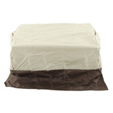 BBQ Grill Cover Waterproof Oxford Cloth Outdoor Rainproof Dustproof Sunproof Built in Grill Top Cover Grill Cover Beige Coffe Color Blocking