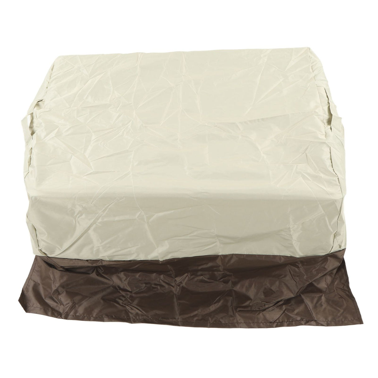 BBQ Grill Cover Waterproof Oxford Cloth Outdoor Rainproof Dustproof Sunproof Built in Grill Top Cover Grill Cover Beige Coffe Color Blocking