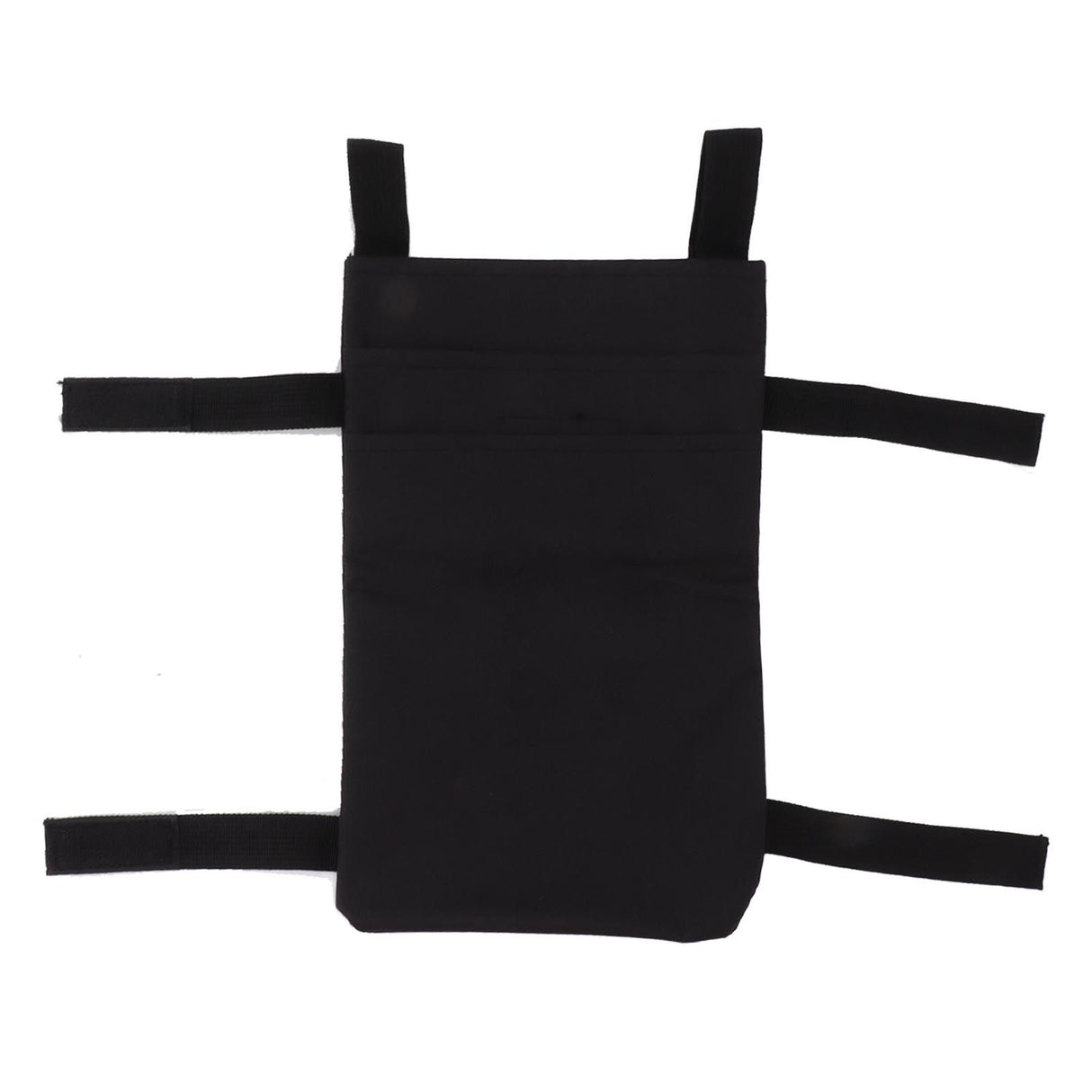 Crutch Storage Bag Hanging Carrying Pocket Pouch Portable Travel Organizer Lightweight for Walking Stick Black