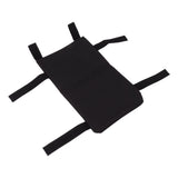 Crutch Storage Bag Hanging Carrying Pocket Pouch Portable Travel Organizer Lightweight for Walking Stick Black