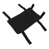 Crutch Storage Bag Hanging Carrying Pocket Pouch Portable Travel Organizer Lightweight for Walking Stick Black