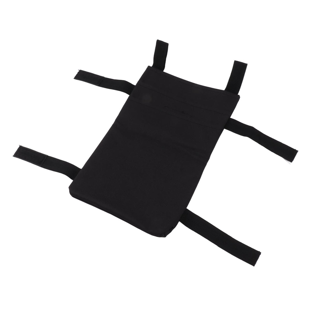 Crutch Storage Bag Hanging Carrying Pocket Pouch Portable Travel Organizer Lightweight for Walking Stick Black