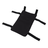 Crutch Storage Bag Hanging Carrying Pocket Pouch Portable Travel Organizer Lightweight for Walking Stick Black