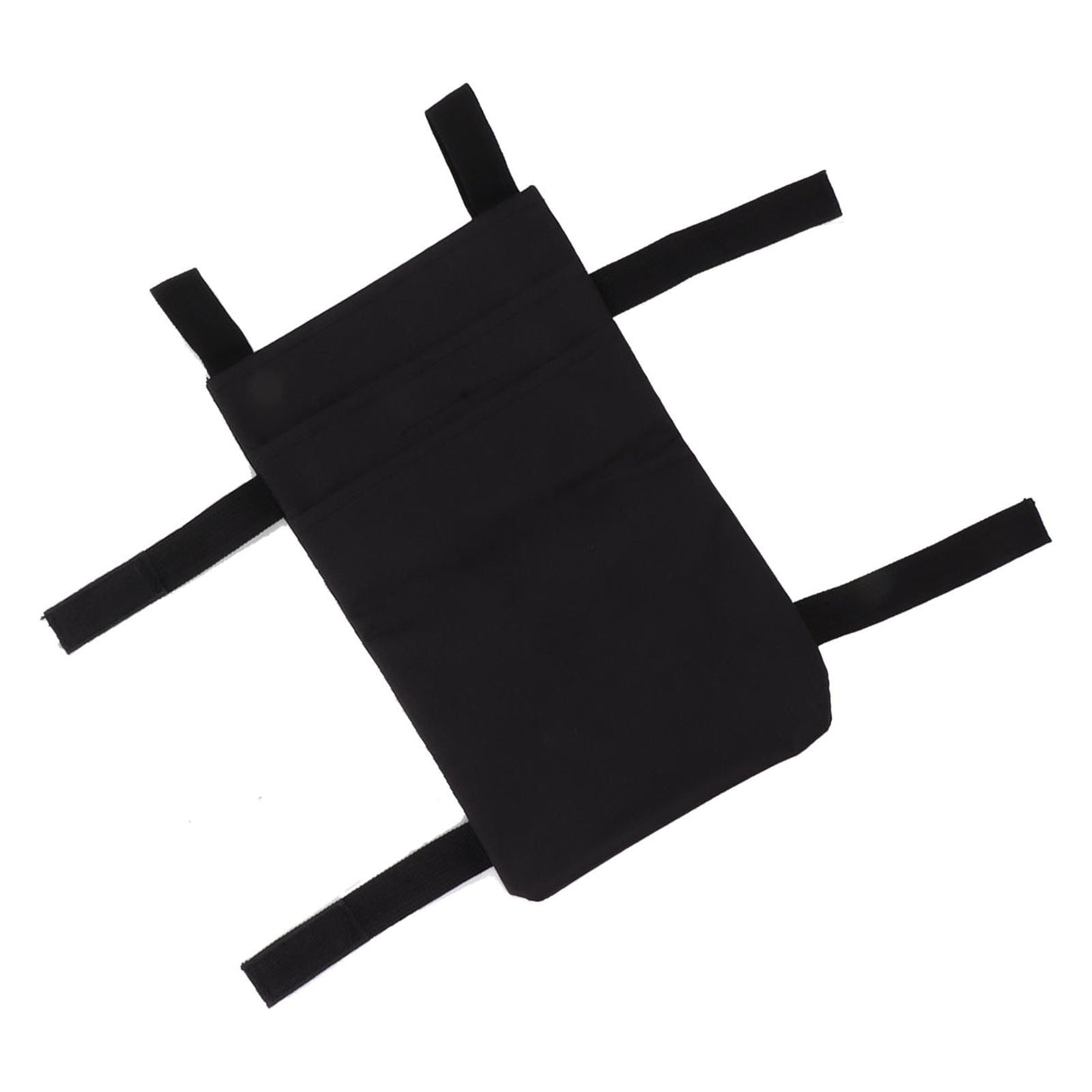 Crutch Storage Bag Hanging Carrying Pocket Pouch Portable Travel Organizer Lightweight for Walking Stick Black