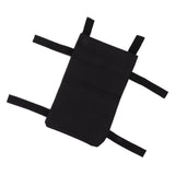 Crutch Storage Bag Hanging Carrying Pocket Pouch Portable Travel Organizer Lightweight for Walking Stick Black - Extra Image
