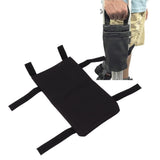 Crutch Storage Bag Hanging Carrying Pocket Pouch Portable Travel Organizer Lightweight for Walking Stick Black