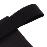Crutch Storage Bag Hanging Carrying Pocket Pouch Portable Travel Organizer Lightweight for Walking Stick Black