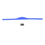 DIY Hair Trimming Template Haircut Band Breathable Curved Degion Silicone Home Hair Trimming Guide for Boys Men Blue