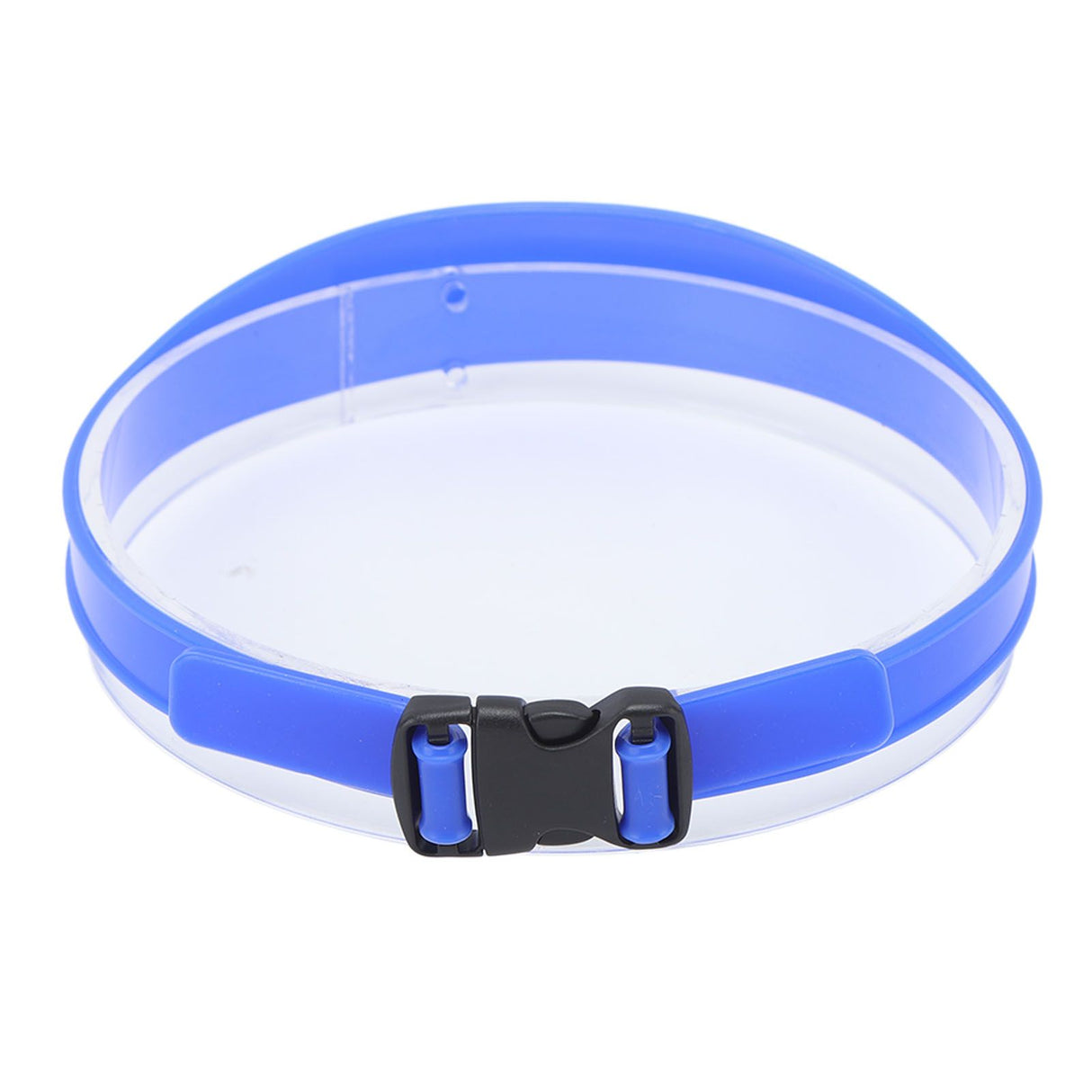 DIY Hair Trimming Template Haircut Band Breathable Curved Degion Silicone Home Hair Trimming Guide for Boys Men Blue