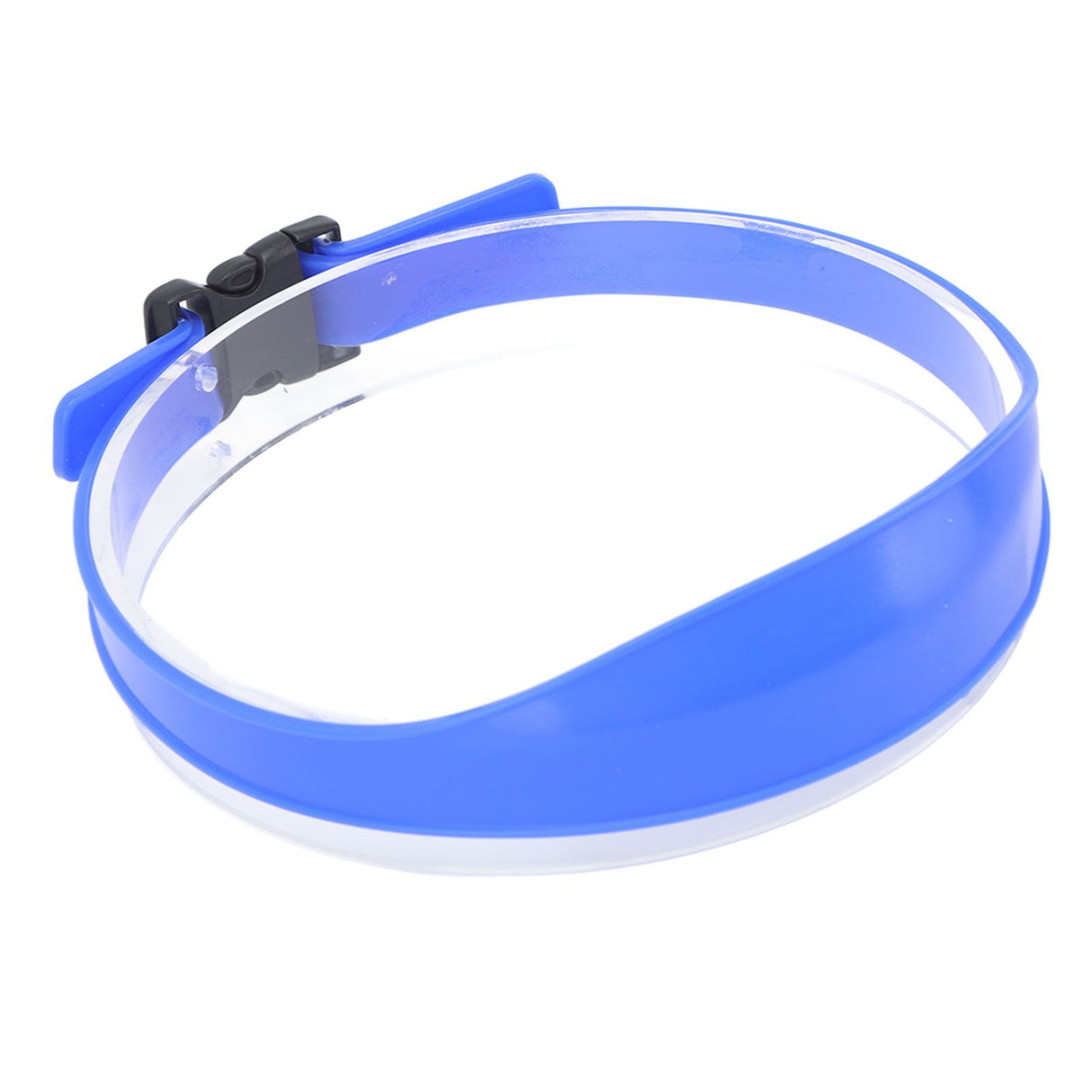 DIY Hair Trimming Template Haircut Band Breathable Curved Degion Silicone Home Hair Trimming Guide for Boys Men Blue