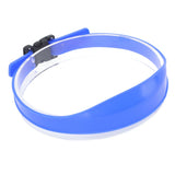 DIY Hair Trimming Template Haircut Band Breathable Curved Degion Silicone Home Hair Trimming Guide for Boys Men Blue - 45-Degree Angle