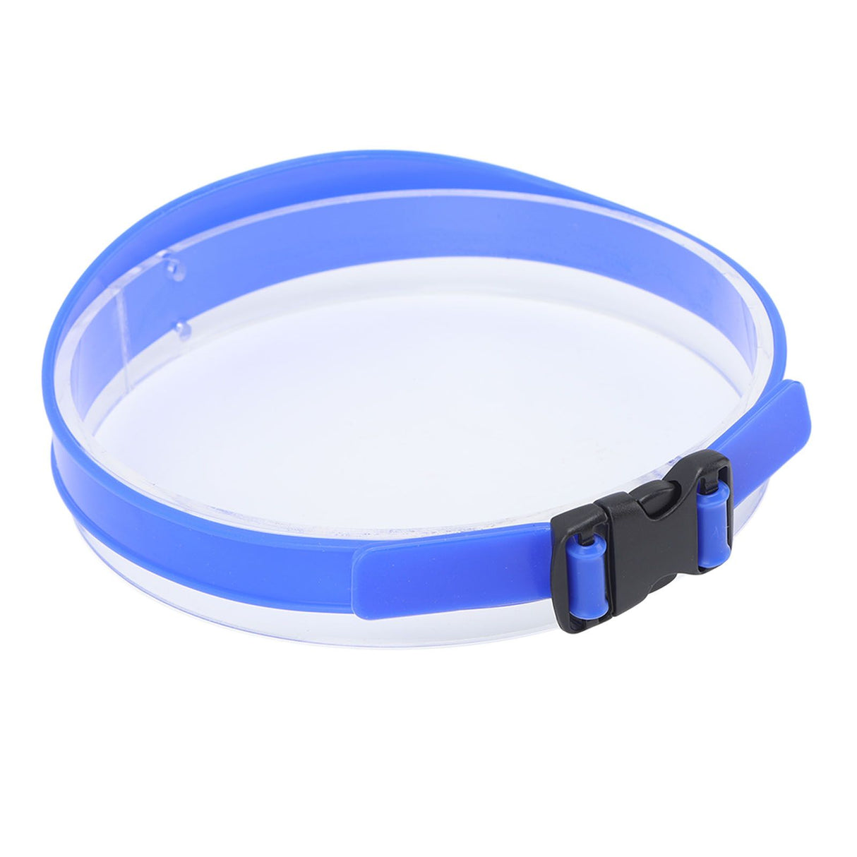 DIY Hair Trimming Template Haircut Band Breathable Curved Degion Silicone Home Hair Trimming Guide for Boys Men Blue