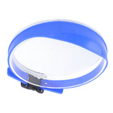 DIY Hair Trimming Template Haircut Band Breathable Curved Degion Silicone Home Hair Trimming Guide for Boys Men Blue