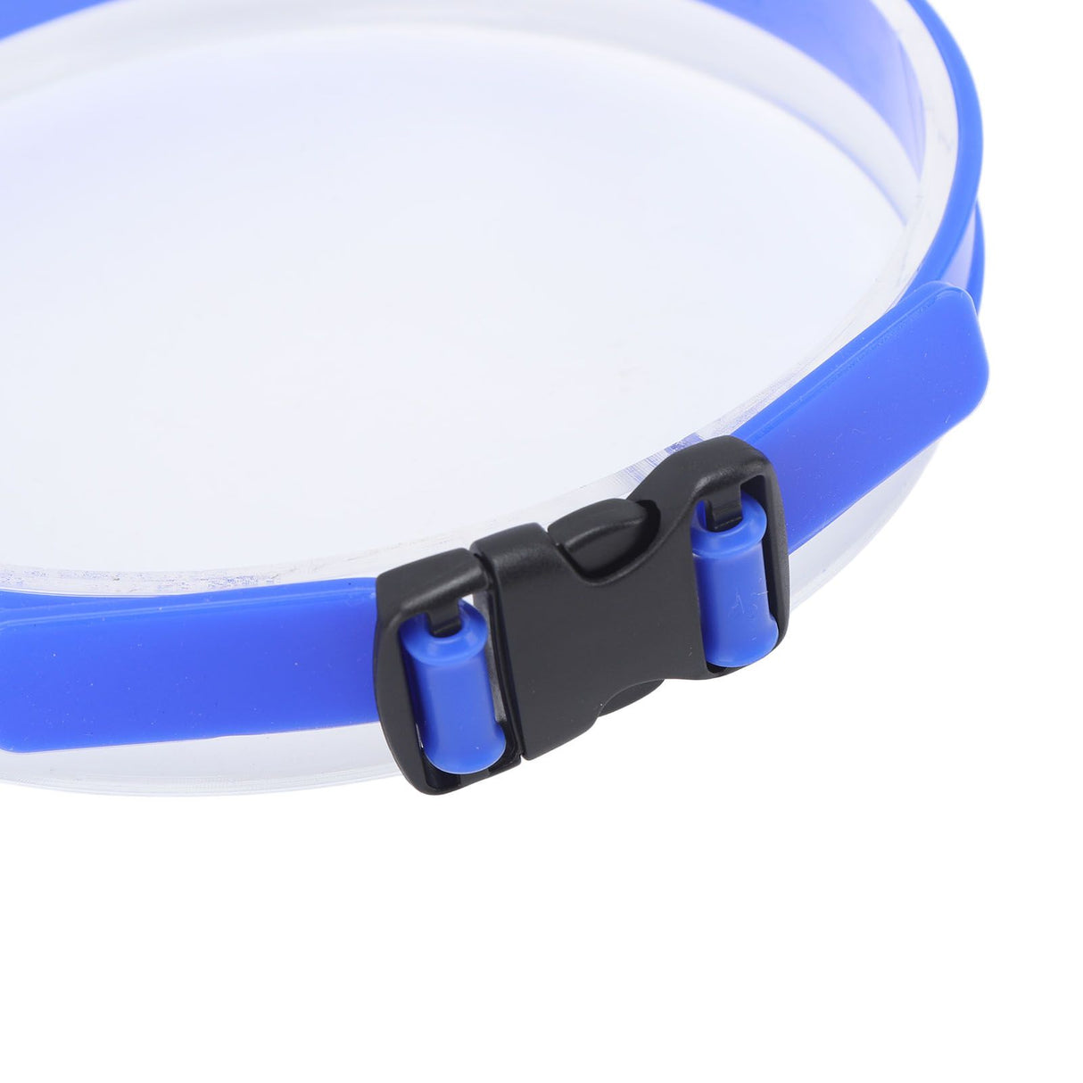 DIY Hair Trimming Template Haircut Band Breathable Curved Degion Silicone Home Hair Trimming Guide for Boys Men Blue