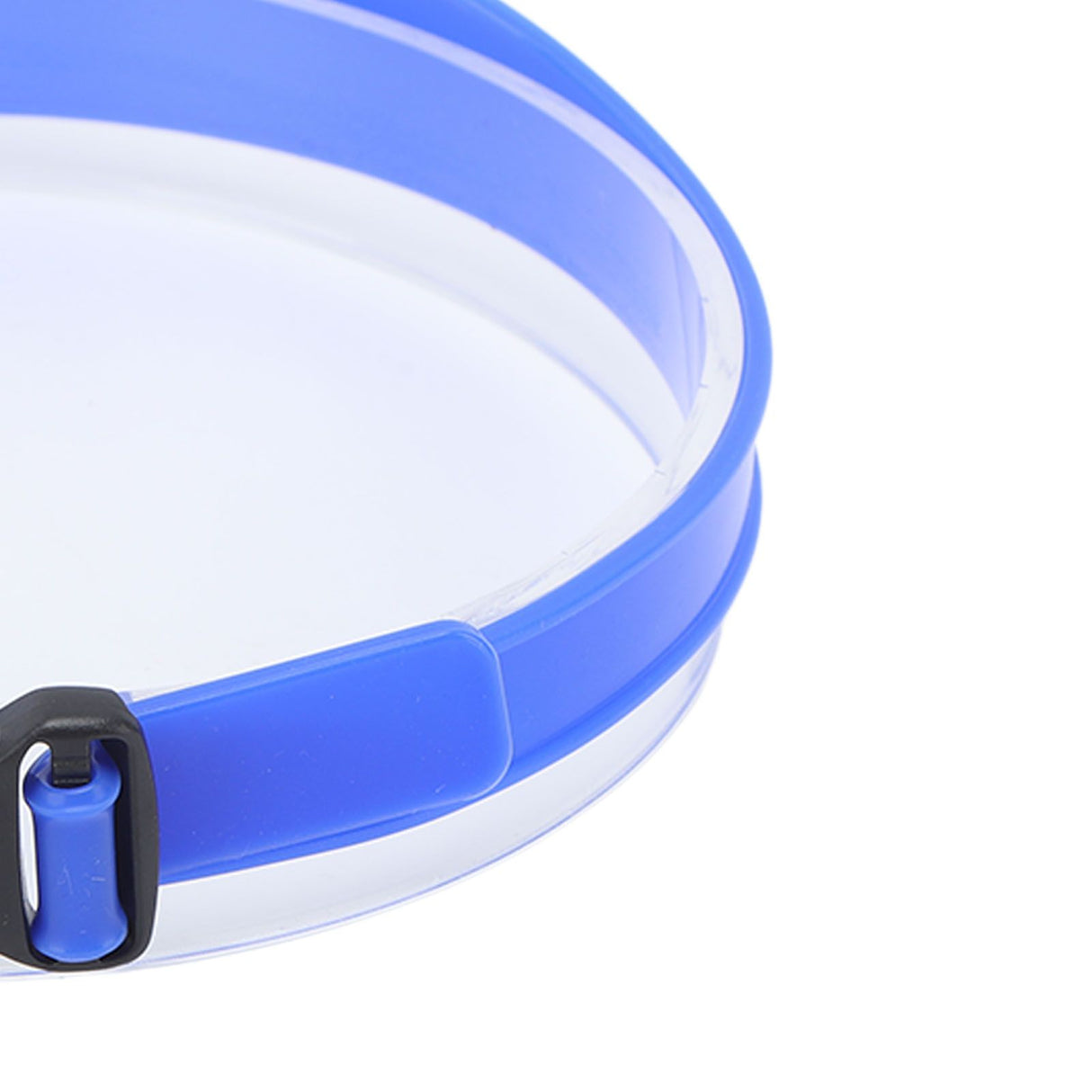 DIY Hair Trimming Template Haircut Band Breathable Curved Degion Silicone Home Hair Trimming Guide for Boys Men Blue