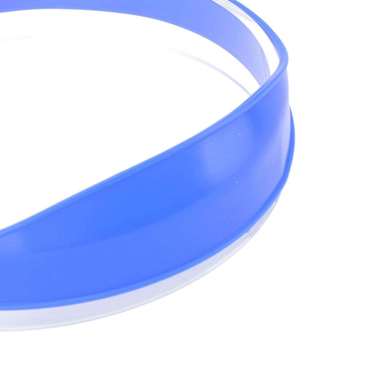 DIY Hair Trimming Template Haircut Band Breathable Curved Degion Silicone Home Hair Trimming Guide for Boys Men Blue