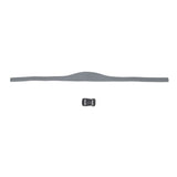 DIY Hair Trimming Template Haircut Band Breathable Curved Degion Silicone Home Hair Trimming Guide for Boys Men Grey
