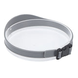 DIY Hair Trimming Template Haircut Band Breathable Curved Degion Silicone Home Hair Trimming Guide for Boys Men Grey