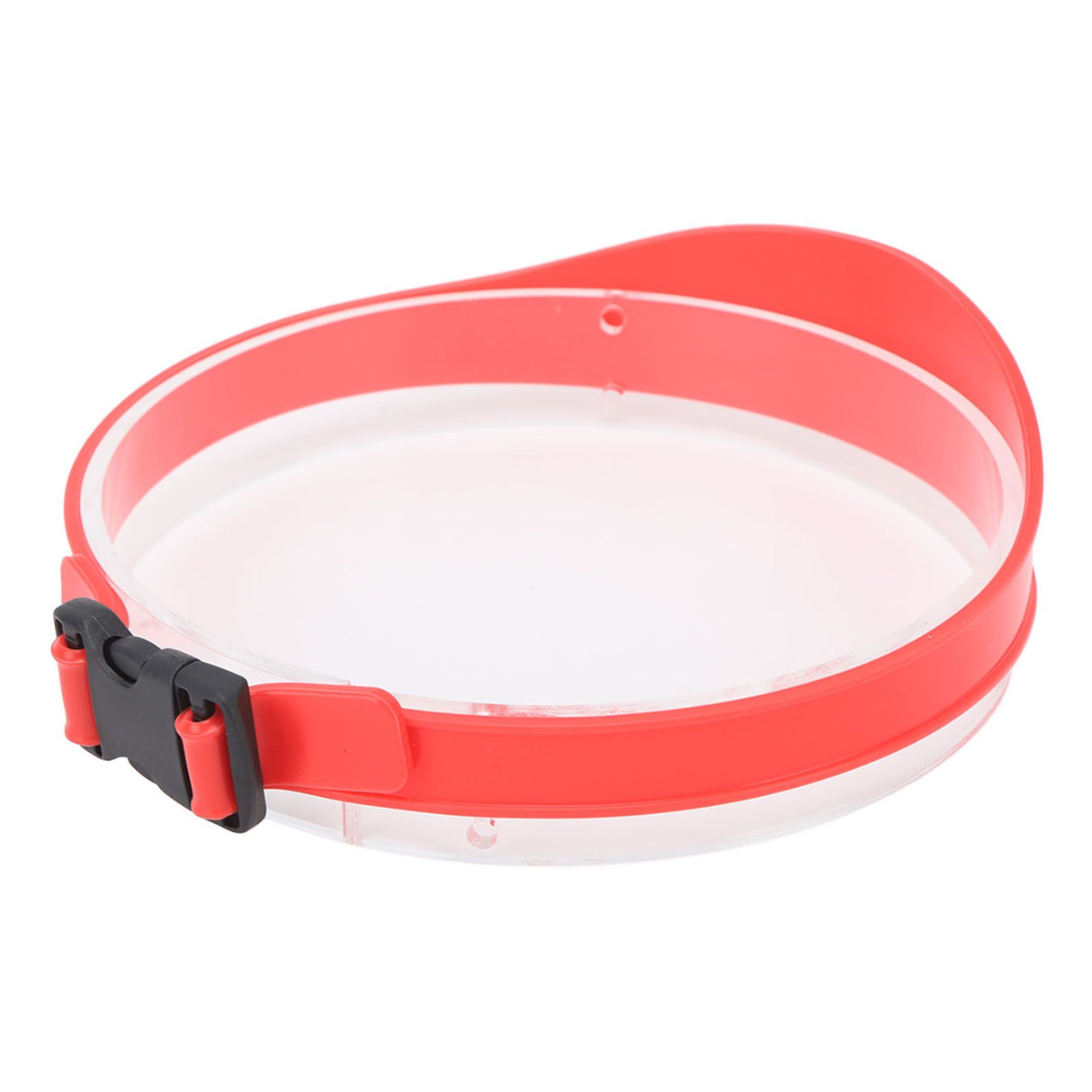 DIY Hair Trimming Template Haircut Band Breathable Curved Degion Silicone Home Hair Trimming Guide for Boys Men Red