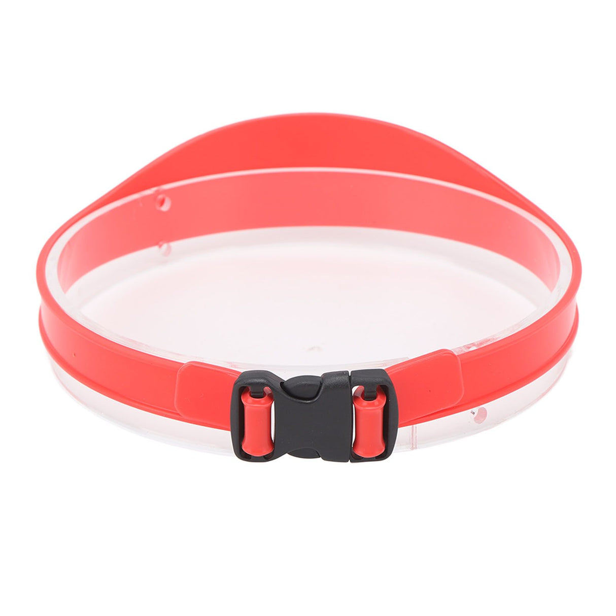 DIY Hair Trimming Template Haircut Band Breathable Curved Degion Silicone Home Hair Trimming Guide for Boys Men Red