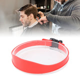 DIY Hair Trimming Template Haircut Band Breathable Curved Degion Silicone Home Hair Trimming Guide for Boys Men Red
