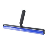 High Adhesion Blue Silicone Dust Roller Manual Dust Removal Roller Anti Static Cleaner Tool with Black Plastic Handle 16in
