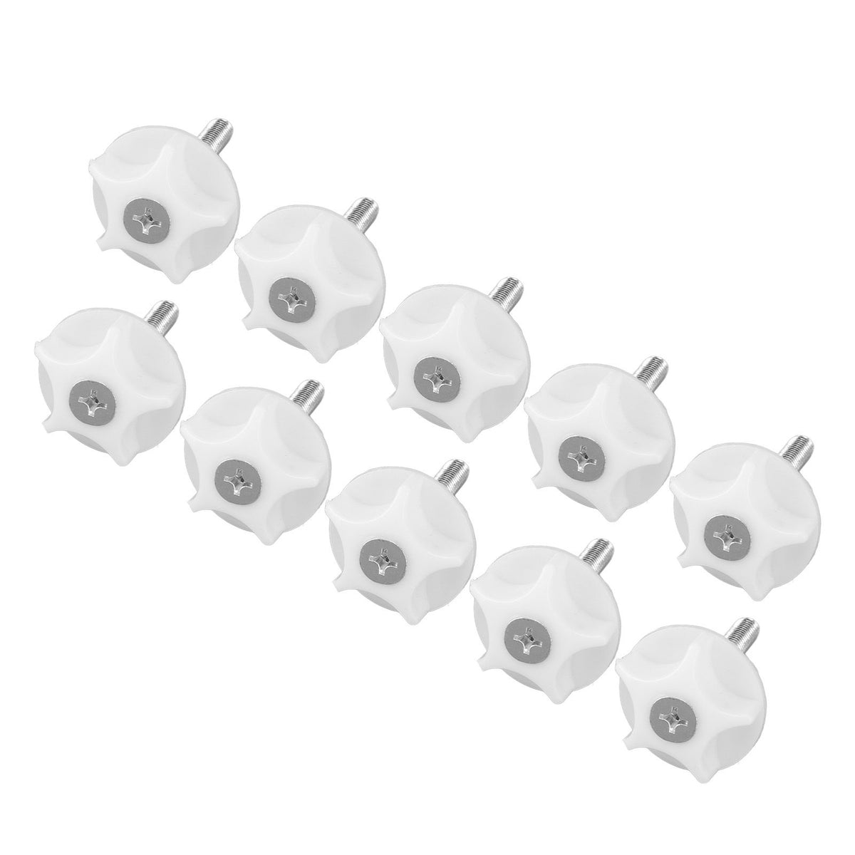 10PCS Leg Levelers Leveling Foot Adjustable PP Iron Screw On Easy Operation Furniture Levelers for Headboard Furniture