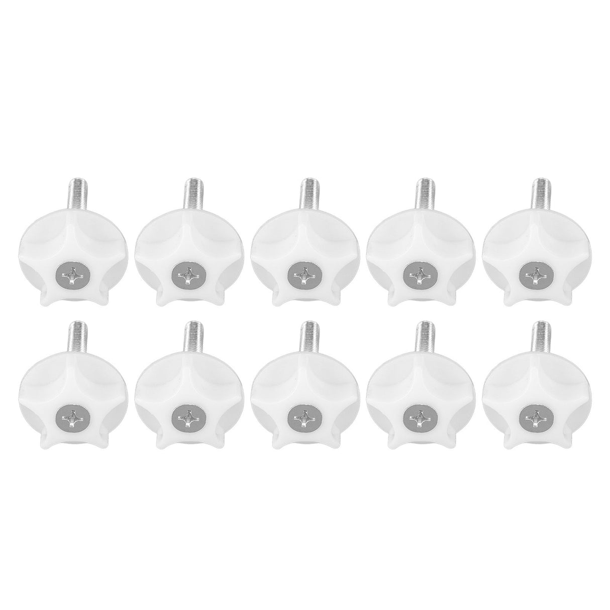 10PCS Leg Levelers Leveling Foot Adjustable PP Iron Screw On Easy Operation Furniture Levelers for Headboard Furniture